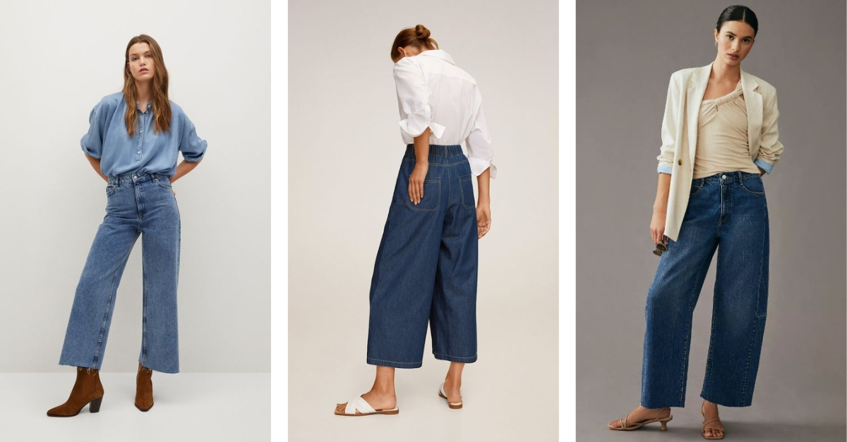 quần jeans culottes